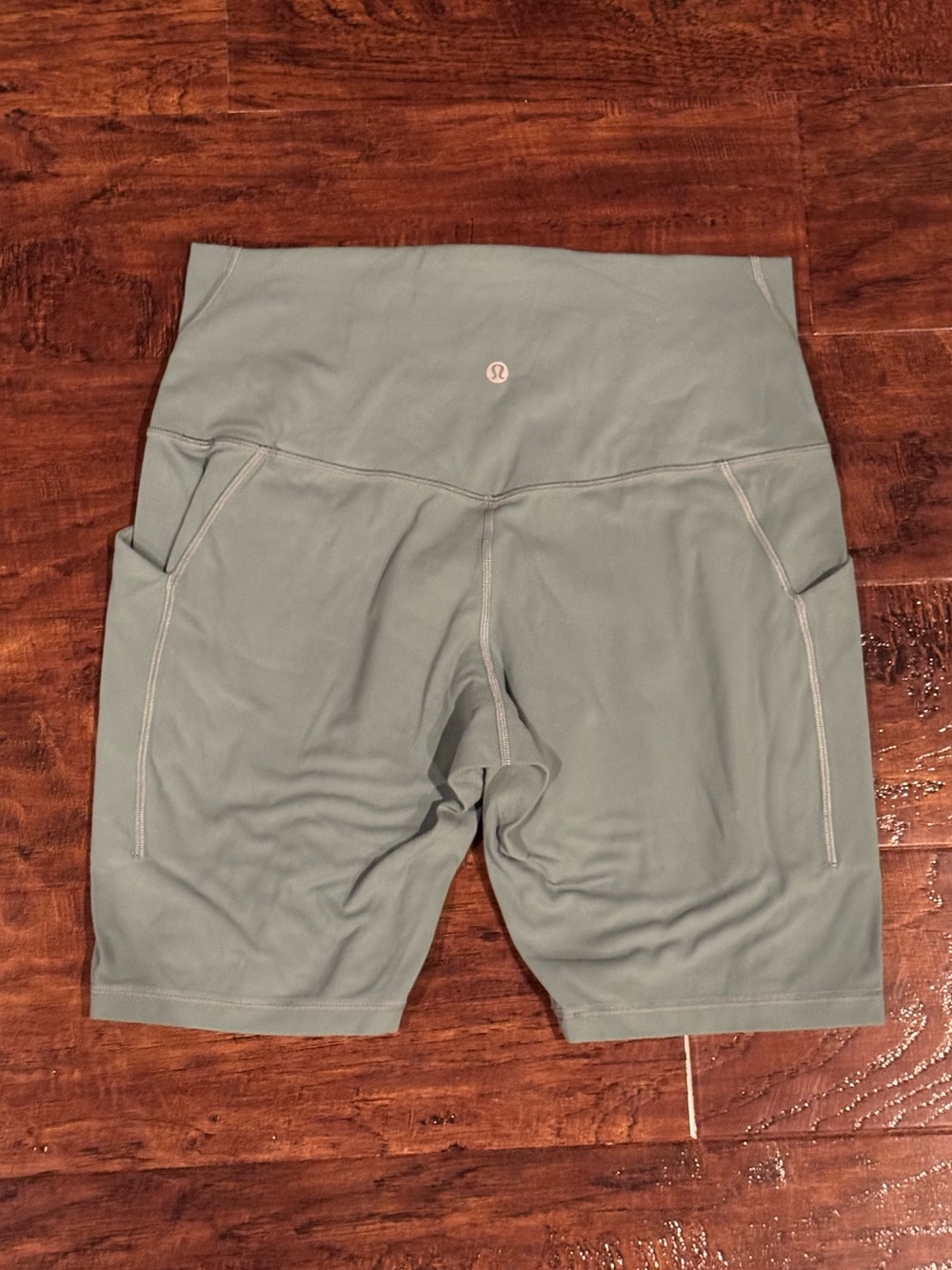 Lululemon Align High Rise Short with Pockets 8" Tidewater Teal Size 10